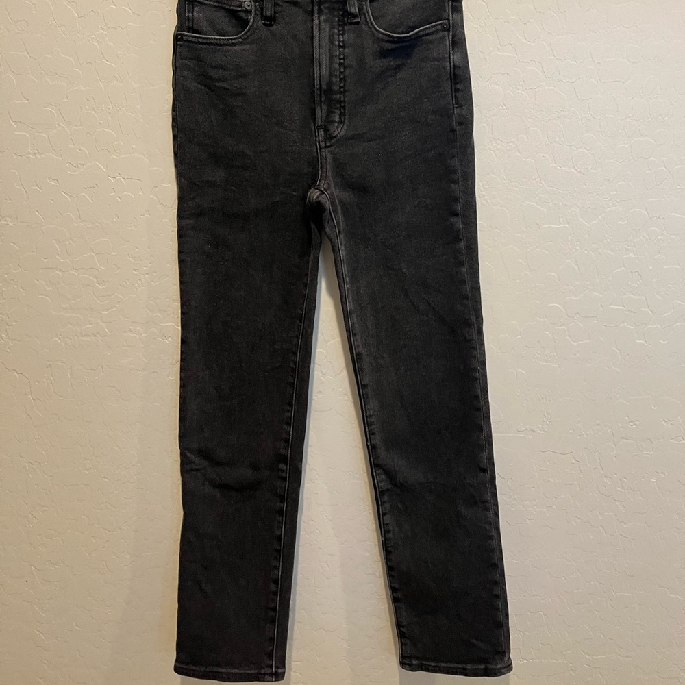 Madewell Women's Straight Leg Jeans - Black